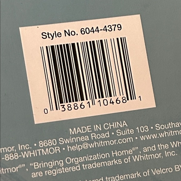 Whitmor Bedskirt Organizer in White - Picture 5 of 6